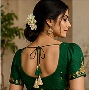 Emerald Green Festive Blouse