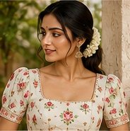 Classic Ivory Designer Blouse