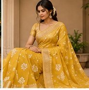 Classic Ivory Handloom Saree